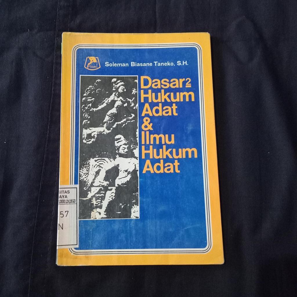 Dasar Dasar Hukum Adat & Ilmu Hukum Adat