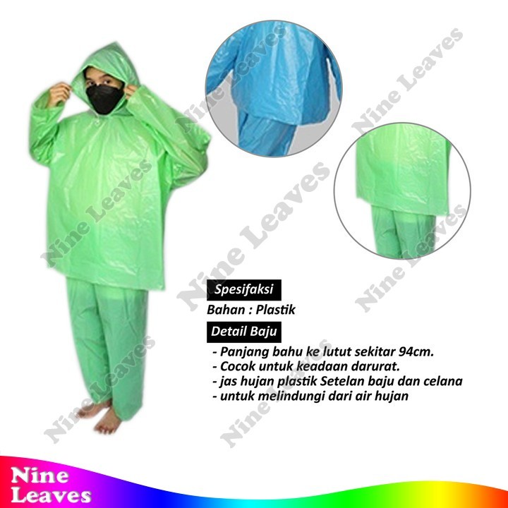 Jas Hujan Mantol Setelan Celana Smart