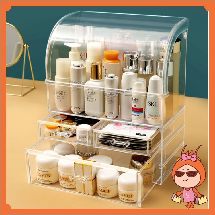 TERLARIS - Reseller Welcome - R6024 Storage Tray dengan Penutup / Kotak Penyimpanan Multifungsi / Ra