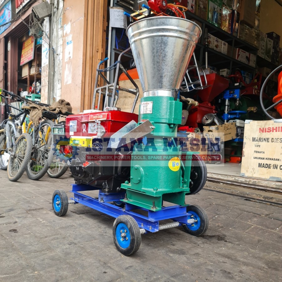 MESIN CETAK PELET GILINGAN PELET PAKAN TERNAK FSKL 150 COMPLETE MESIN