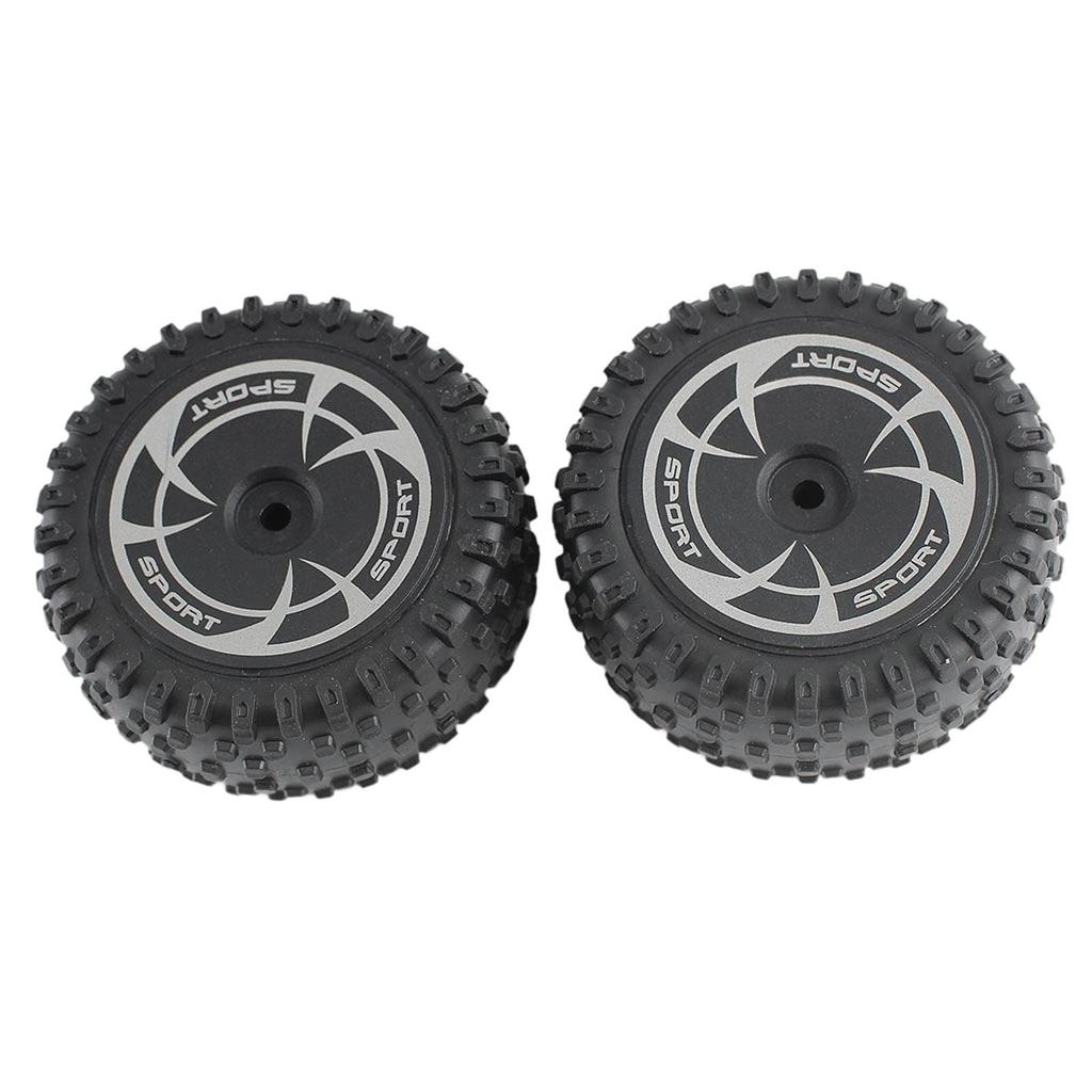 2Pcs RC Car Rear Wheel Tires RC Car Spare Parts RC Car Accessories RC Vehicle
