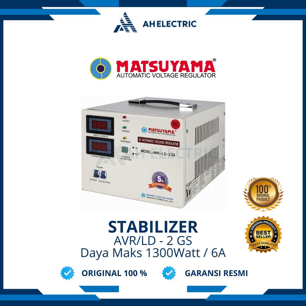 MATSUYAMA Stabilizer Listrik 1300 Watt  2 KVA 140-240V 1 Phase | Stavolt Voltage Regulator | AVR/LD-