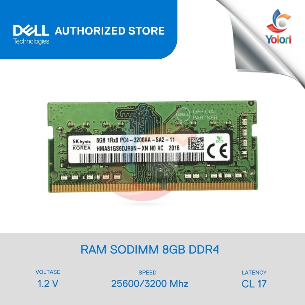 RAM Laptop SK Hynix 8GB DDR4 3200MHz SODIMM