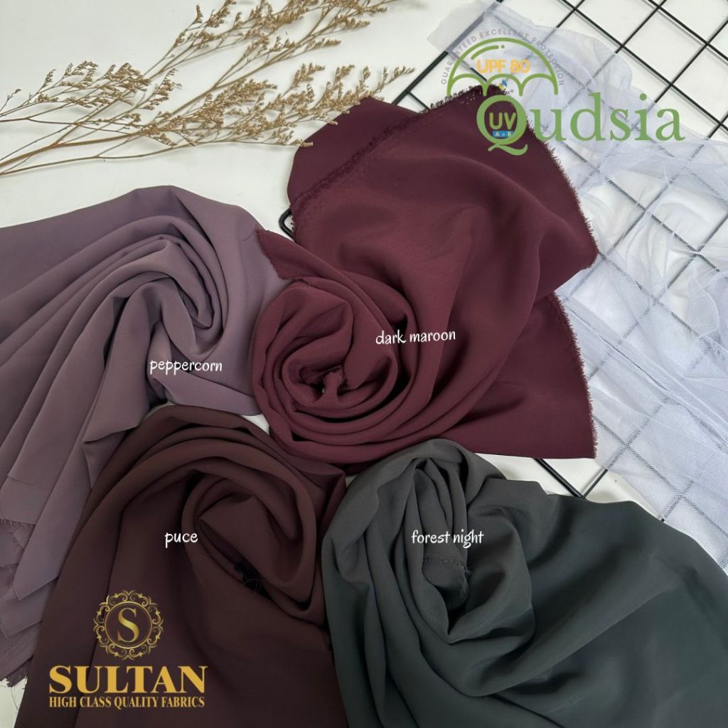 Kain Abaya Sultan Qudsia Anti UV Bahan Gamis