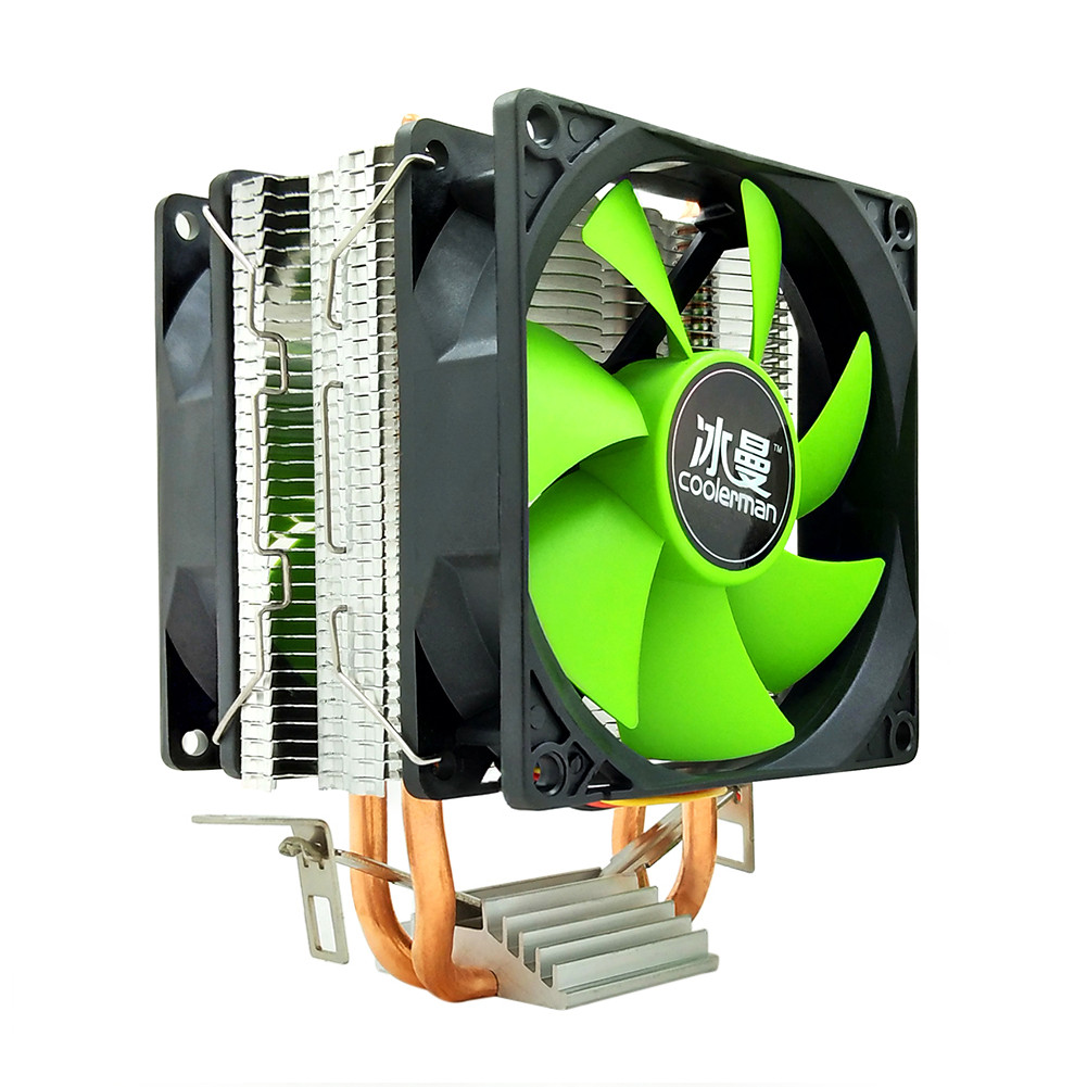 Heat Pipes CPU Cooler PWM 3 Pin PC Quiet Intel i5 CPU Cooling Fan for LGA 2011 775 1200 1150 1151 11