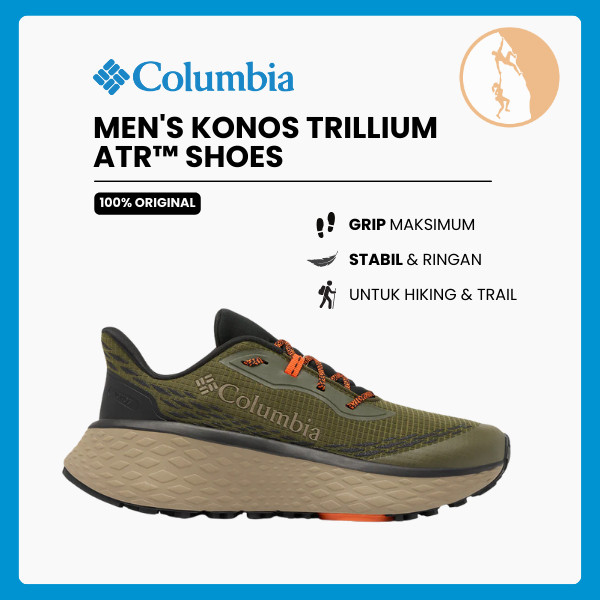 Sepatu Lari Pria Trail Running - Columbia Men's Konos Trillium ATR™ Shoes (Tangy/Orange)
