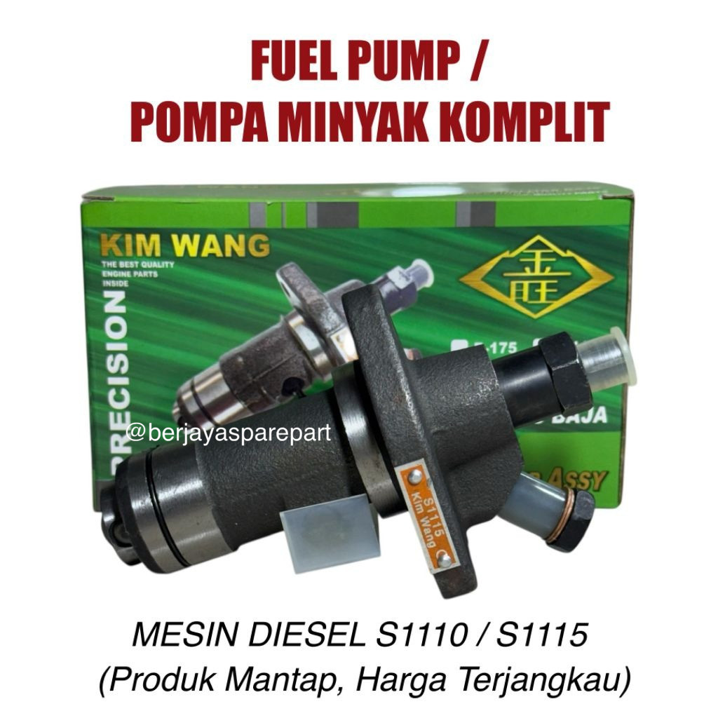 Fuel Injection Pump Assy Pompa Minyak Komplit Mesin Diesel DongFeng JiangDong Shark 20PK 24PK 26Pk