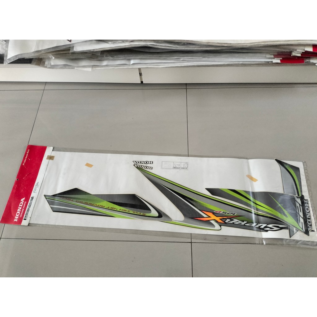 STRIPING KANAN SUPRA X 871-X0-KYL-650ZBR ORIGINAL