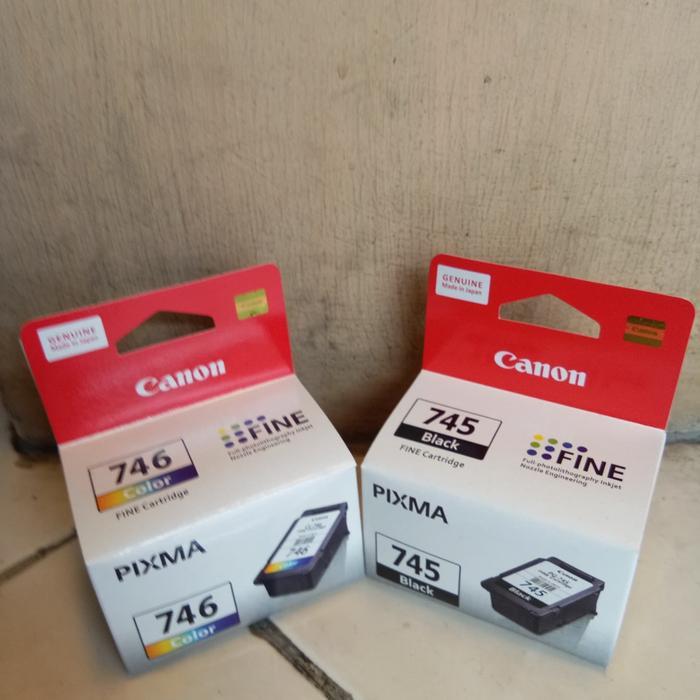 1 set Tinta Printer Canon pg 745 - cl 746