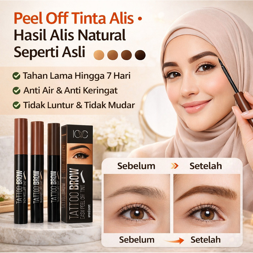 ​[Kirim cepat dalam 24 jam] Pewarna Alis Peel Off / Tinta Alis Tahan Lama/Eyebrow Tint untuk Pemula/