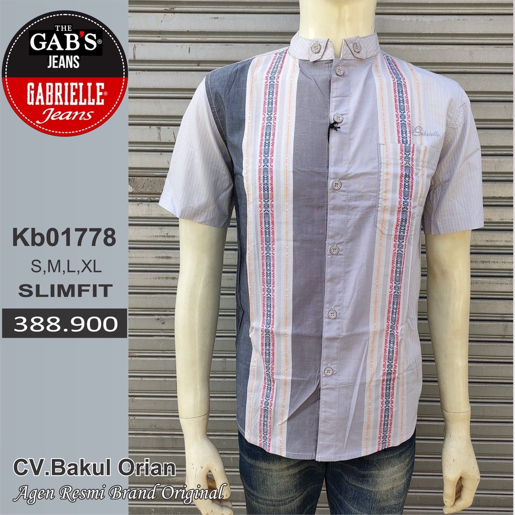 Baju Koko Kemeja Pria Gabrielle Gab's Original - Kb01778