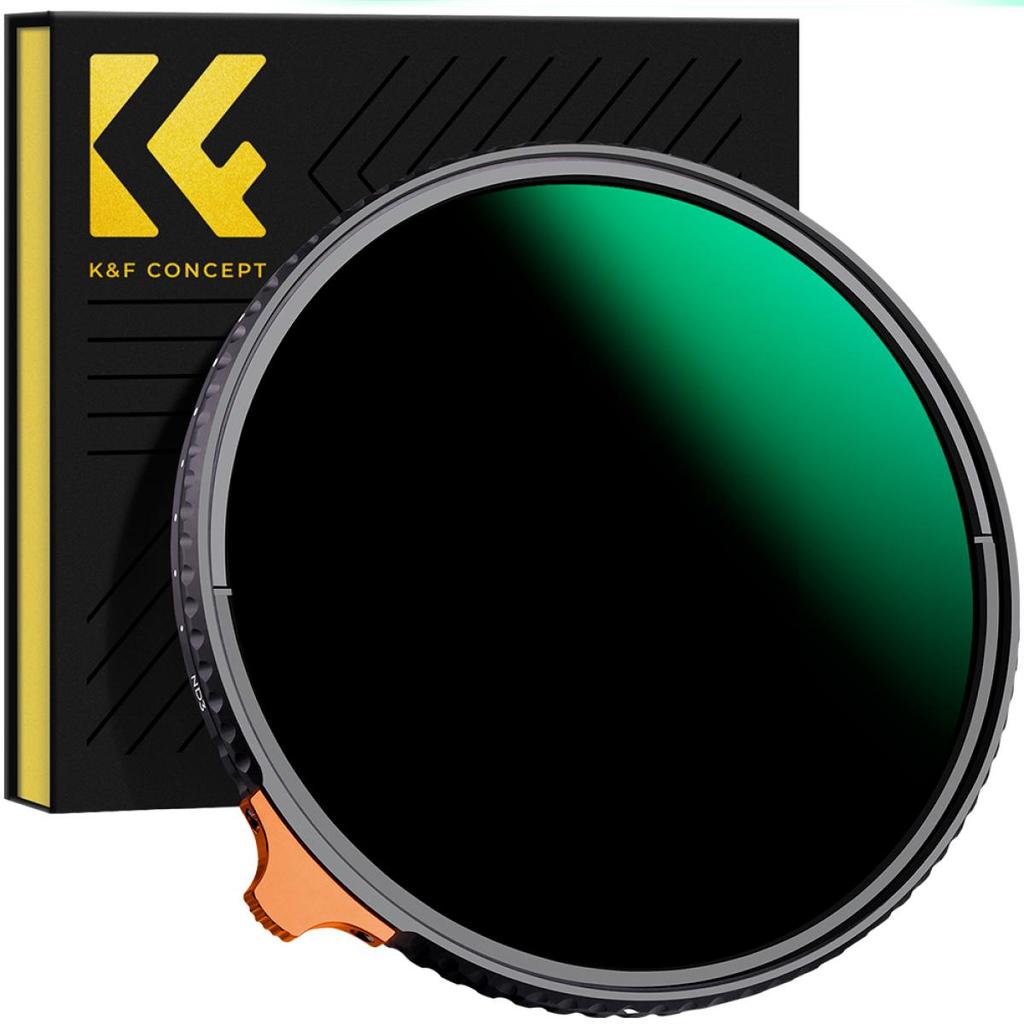 Filter K&F Concept ND Variabel 67mm ND3 ND1000 77mm 82mm ND3-1000 Filter Ultra Tipis Seri NANO-X 49m