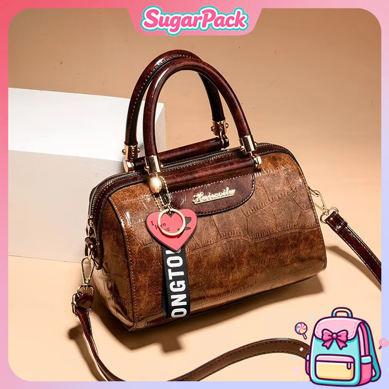 Tas Selempang Wanita Terbaru Selempang Import Batam Bahan Kulit Buaya Mewah Pesta Kondangan