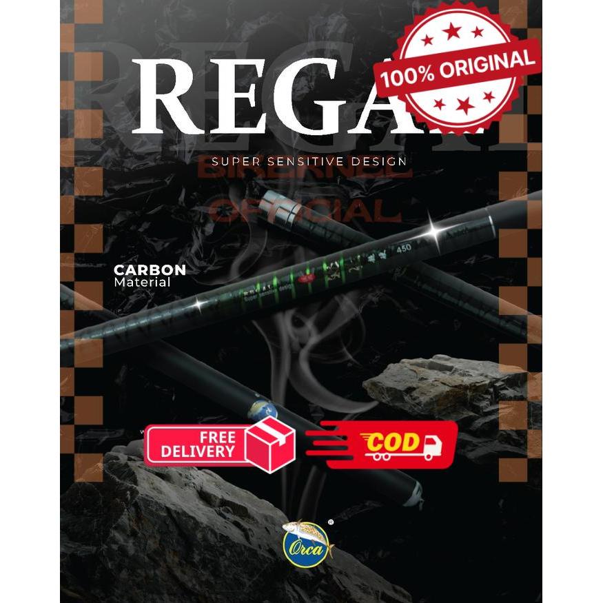 Joran Tegek Orca Regal 360 450 540 Bahan Carbon - 360 -biken