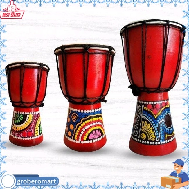 READY mainan anak kendang gendang jimbe rebana Hadroh GRB