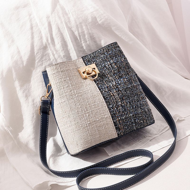 Tas bahu tunggal wanita fashion, tas ember