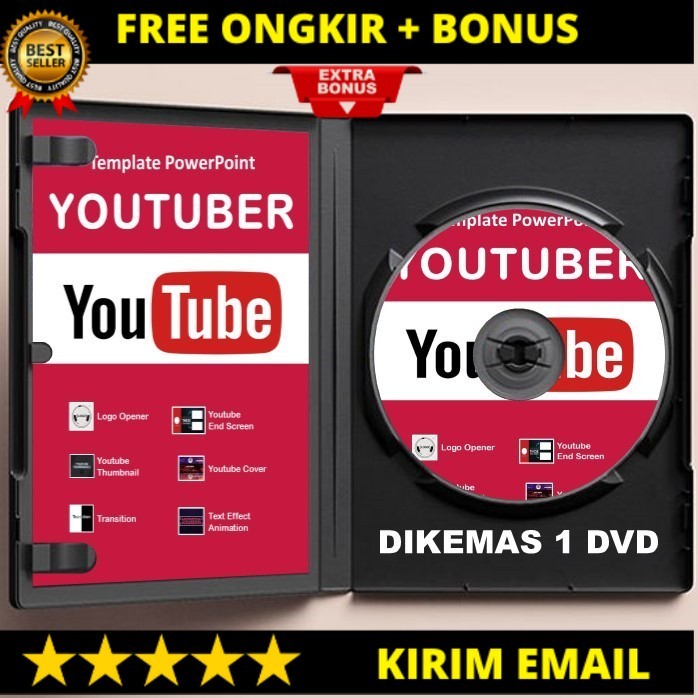 Template Powerpoint Youtuber