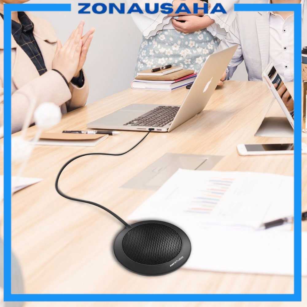 Microphone Conference 360 Derajat USB Table Mic Meeting Zoom Noise Reduction