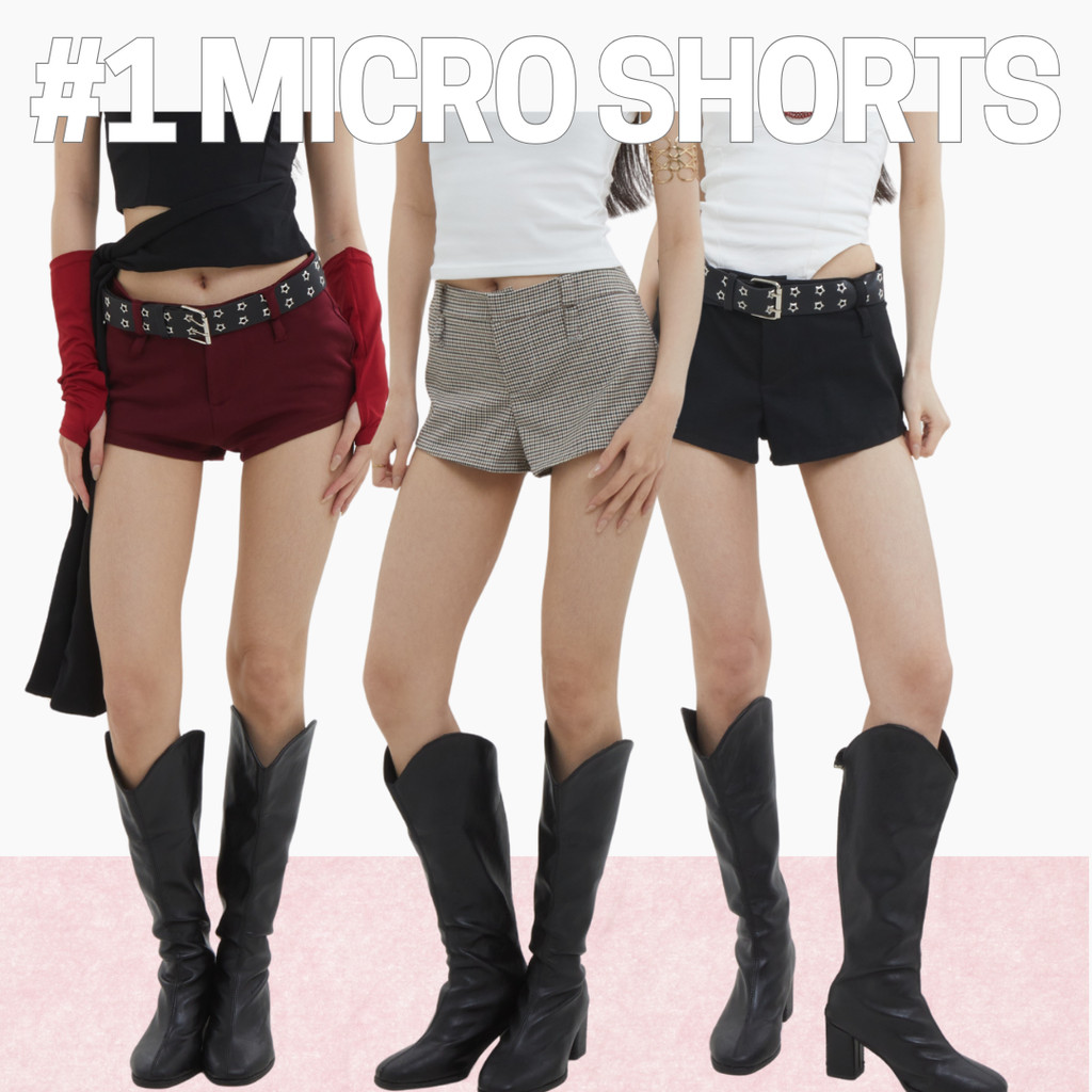 She Wears Sugar – Jennie Micro Short | Celana Wanita Hotpants Jeans Y2K Outfit Korea Korean Style Ko