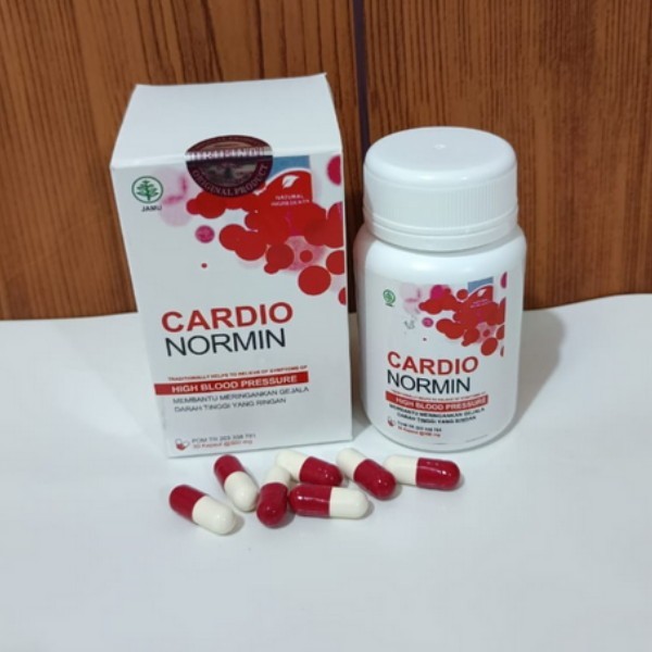 ( Terlaris) Cardionormin Obat Herbal Hipertensi Original 20 Kapsul