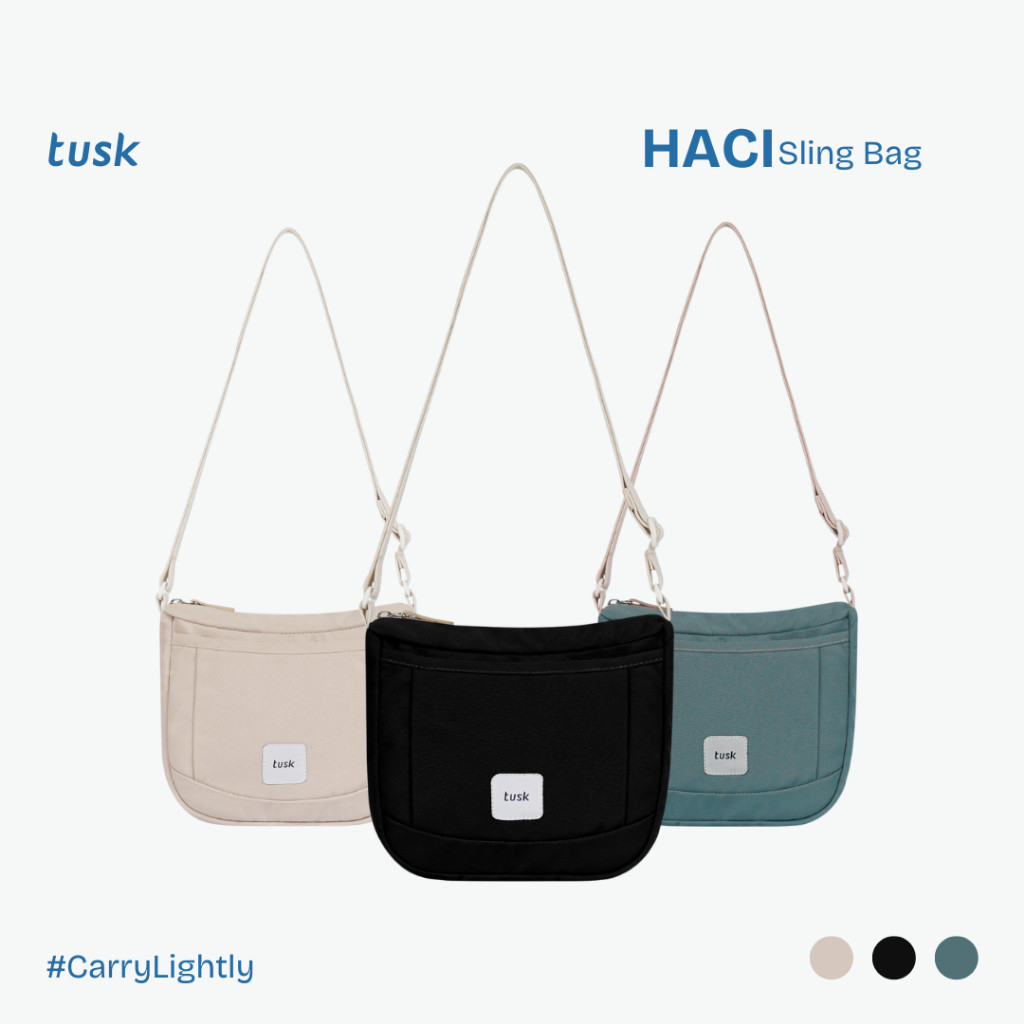 Tusk Tas Selempang Wanita Pria Haci Tas Bahu Sling Bag