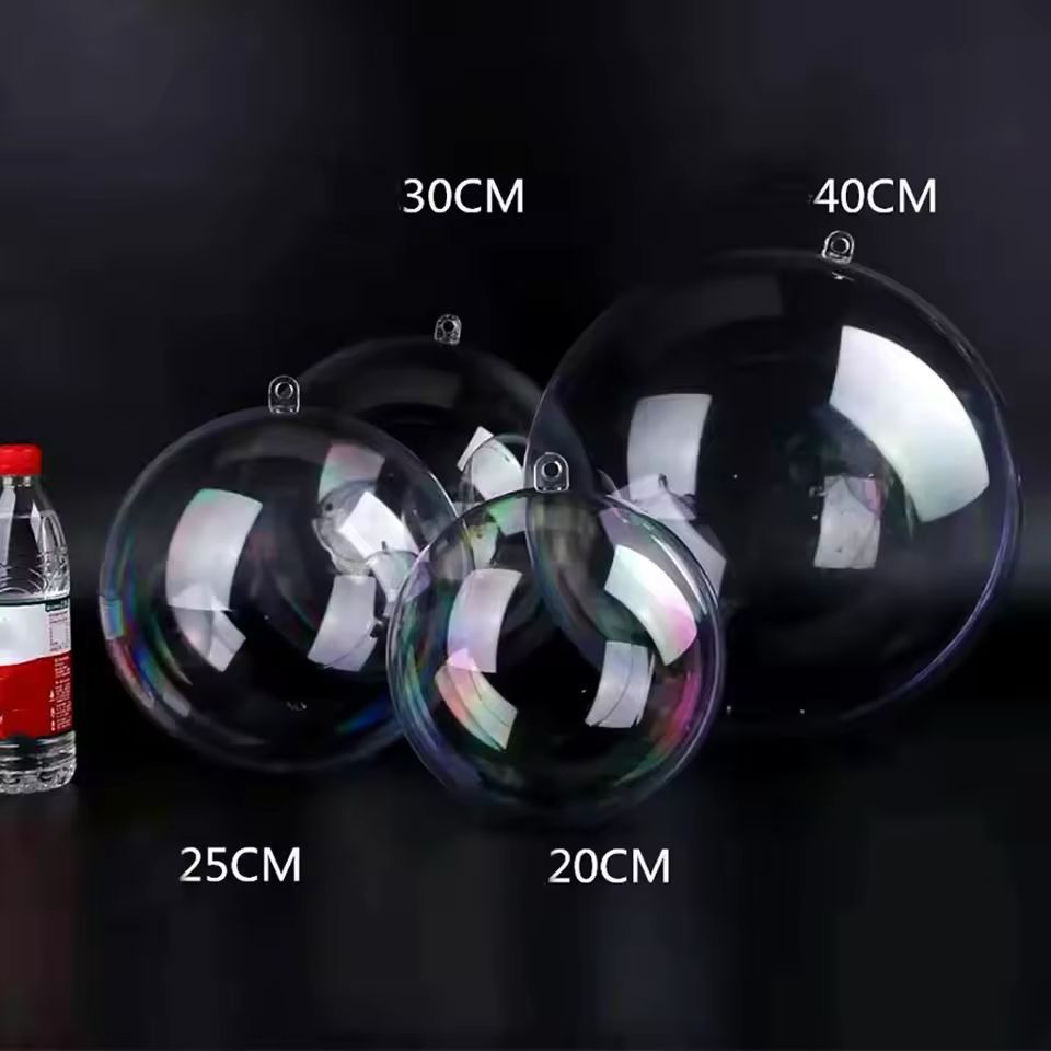 BOLA AKRILIK bening Fillable Dome / Acrylic Ball