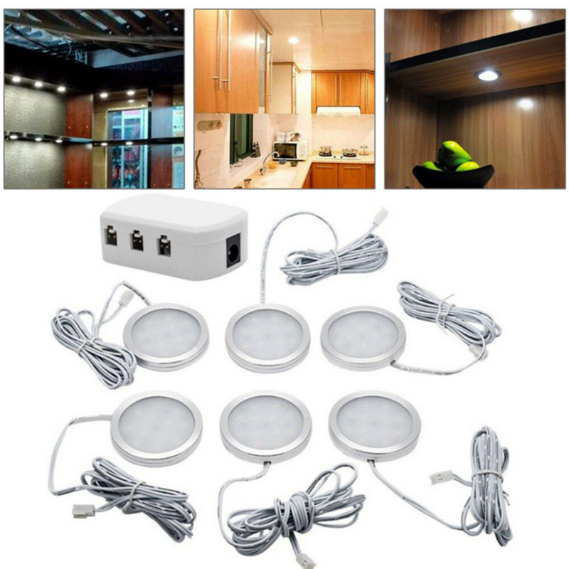 6 Pack Interior LED Spot Lights 12V LED Recessed Downlight 6000K 240 LM Ceiling Fixture mmable Repla