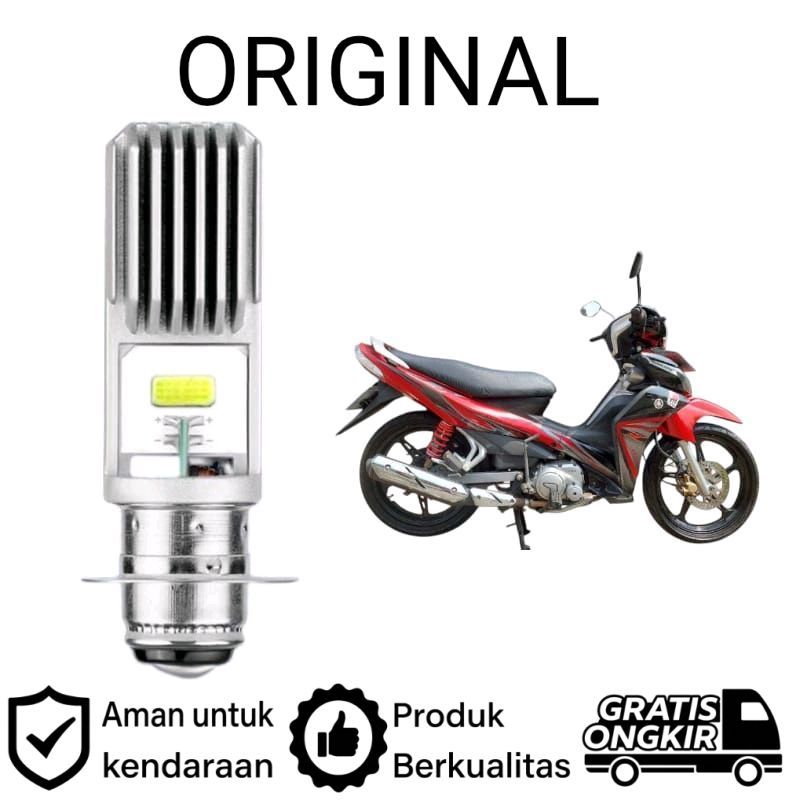 AM 1pcs Lampu depan LED H6 COB motor Yamaha jupiter Z 2010