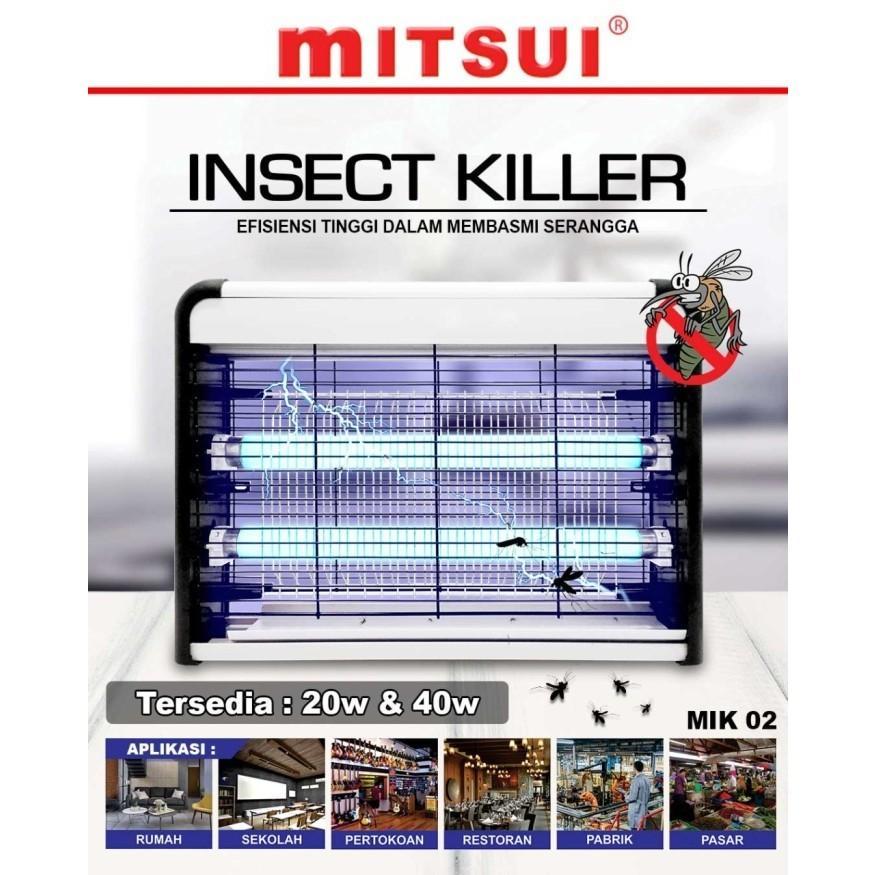Lampu Insect Killer Perangkap Nyamuk Lalat UV Elektrik 20W/40W - Lampu Perangkap Nyamuk dan Serangga