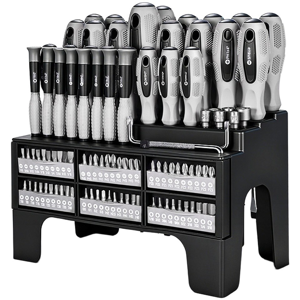 Screwdriver Set Industrial-Grade 100-Piece Screwdriver Set Multi-Purpose Household Combination Multi