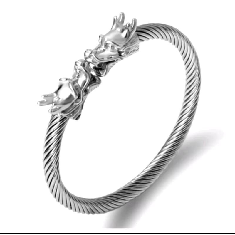 GELANG NAGA PRIA STAINLESS STEEL