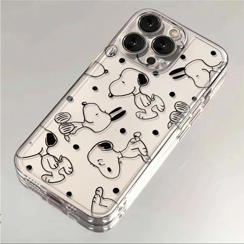 COD Phone case for Samsung  A03 A05 A10 A11 A12 A14 A15 A33 A25 A32 A35 A50 A52 A55 A72 Pola Snoopy 