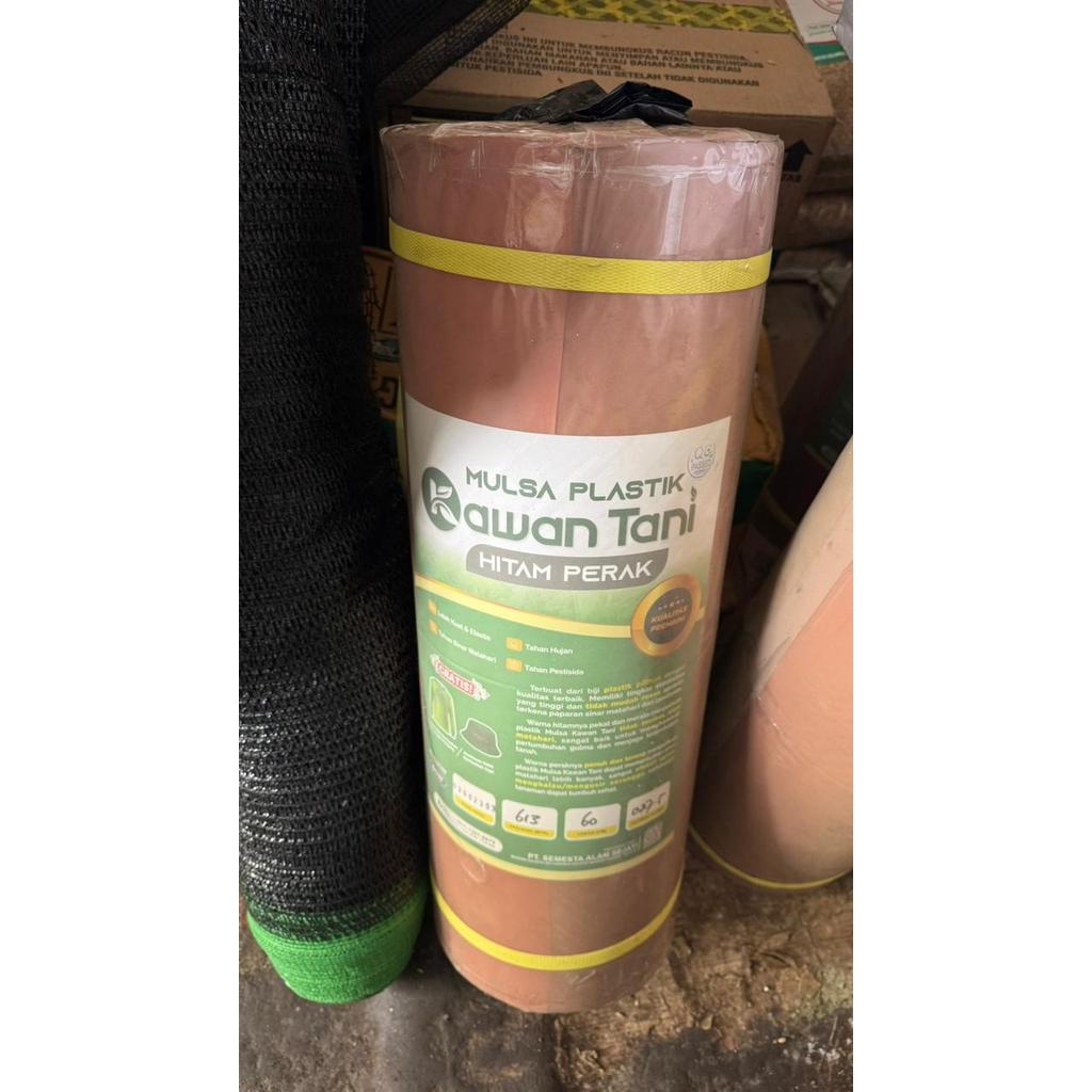 mulsa hitam perak kawan tani dgw 35 micron lebar 60CM panjang 613M