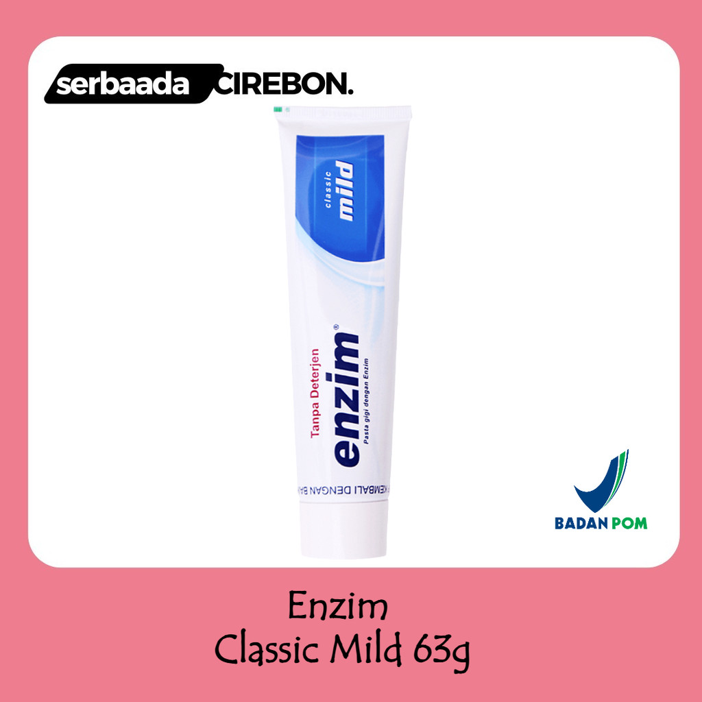 Enzim Classic Mild 63g | Pasta Gigi Enzim Lembut & Aman untuk Gigi Sensitif