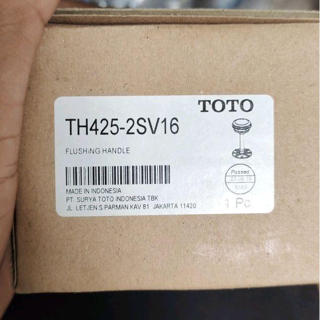 TOMBOL CLOSET  BUTTON TOTO TH425-2SV16/Tombol kloset toto single flush