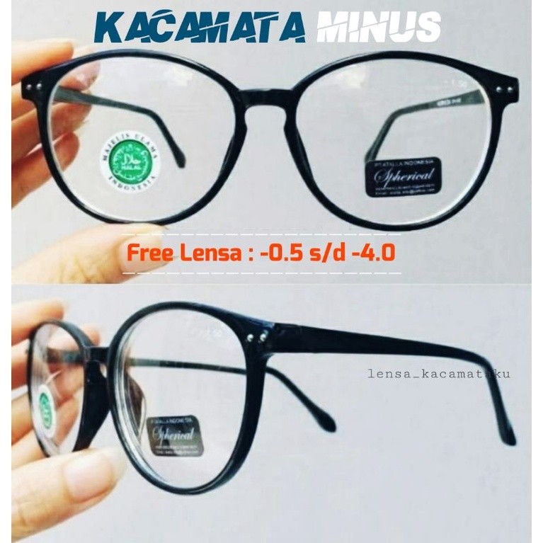 Kacamata Minus 1 2 3 4 5 6 7  Rabun Jauh Wanita Pria Myopia