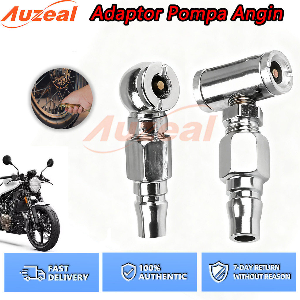 Auzeal Air Chuck Panjang / Air Chuck Keong / Air Chuck Keong / Nozzle Pompa Angin Untuk Ban Mobil