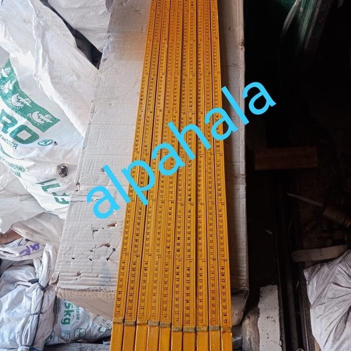 Meteran kayu/ meteran kain 1meter