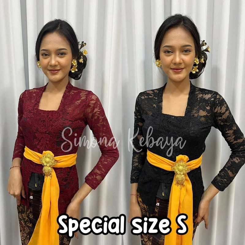 TERMURAH SIMONA KEBAYA Oneset Kebaya Sofia Kebaya Bali Khusus Ukuran S