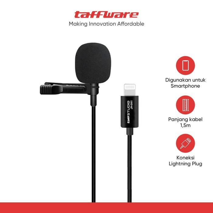 Microphone Clip-on Lhtning Plug Lavalier iPhone - JH-041