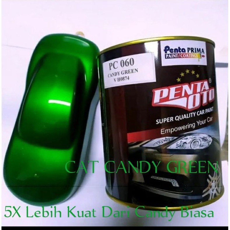 Cat Candytone Candy Green PC 060 PU Penta Oto Candy Tone Hijau