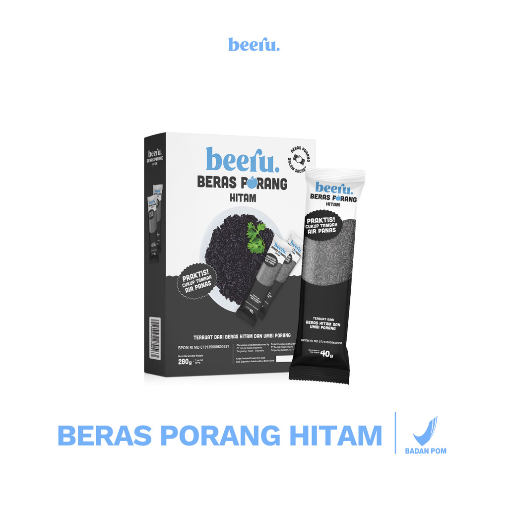 Beeru Beras Porang Hitam Box - Shirataki Konjac Rice