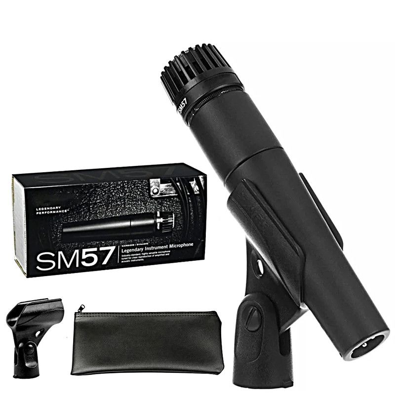 Metal SM57 Caroid Dynamic Microphone For Stage Singing Professional Wired Microphone for Shure Karao