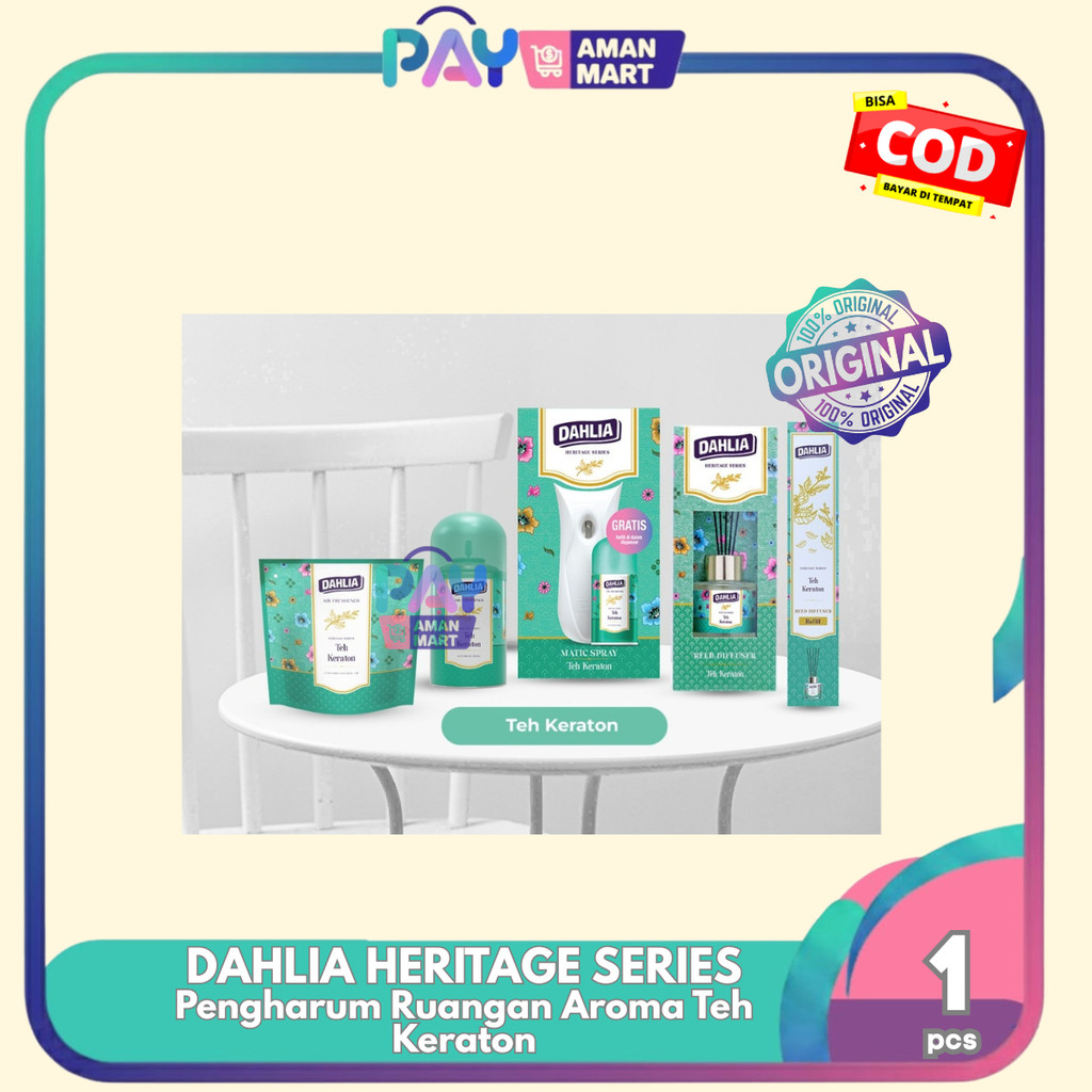 DAHLIA TEH KERATON SERIES - DAHLIA PENGHARUM RUANGAN AROMA TEH KERATON