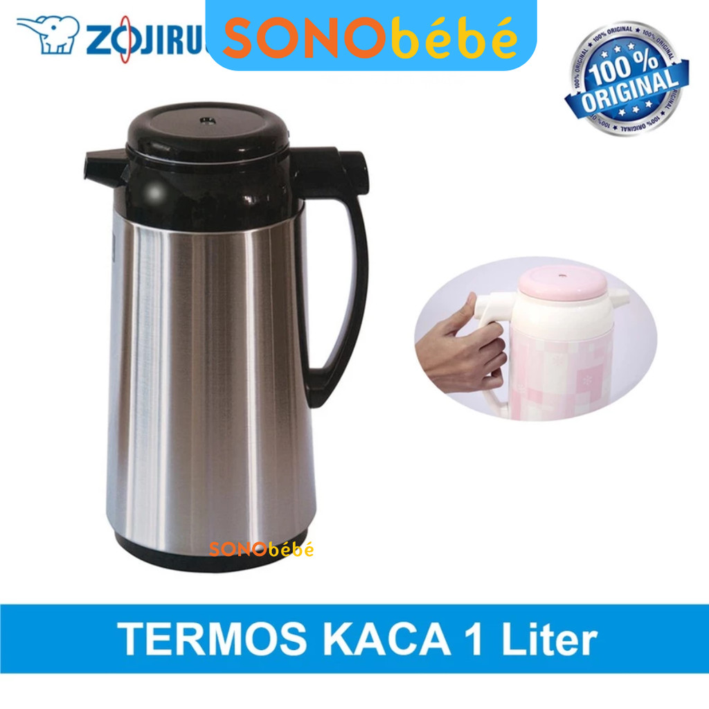 Zojirushi Handy Pot AFFB-10S Stainless 1L | Termos Air Kaca