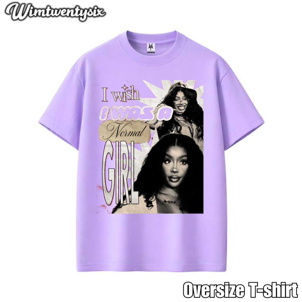 KAOS SZA CTRL OVERSIZE | VINTAGE | T-SHIRT OVERSIZED | KAOS LILAC