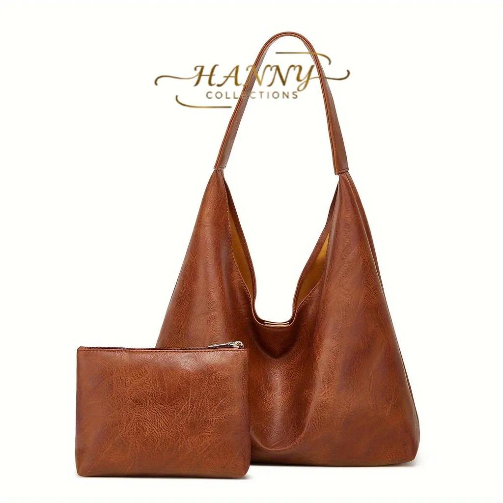 MONA Shoulderbag - Tas Bahu Wanita MONA Tas Totte Bahu Wanita Bahan Semikulit Sintesis Free Pouch Do