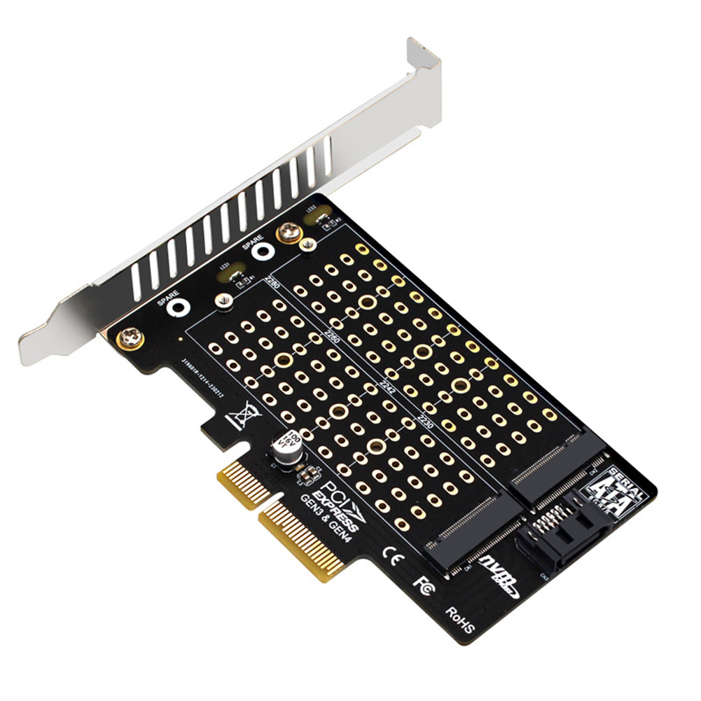 Portable Transfer Expansion Card 32Gbps Transmission Speed Mini SSD To PCIE SATA Adapter Expansion C