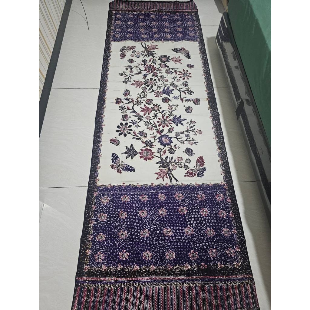 Kain batik tulis lasem asli motif burung bunga gendongan selendang bayi