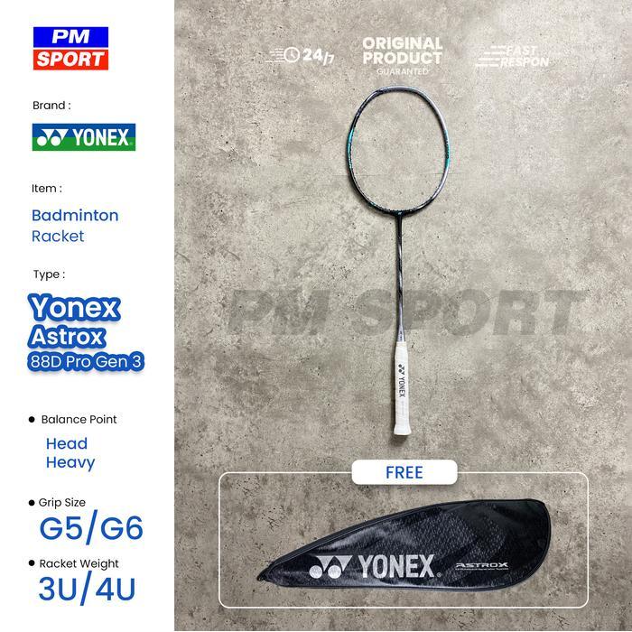 Raket Bton Bulutangkis Yonex Astrox 88D Pro 88 D New Gen III ginal - 3U / G5